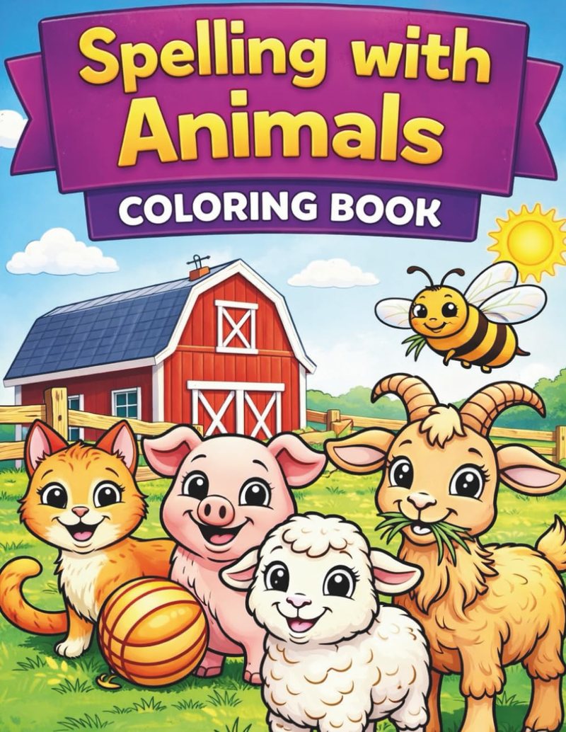 Spelling With Animals cover
