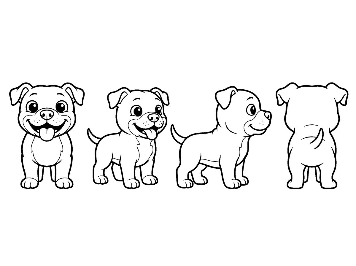 Illy as line art, ready to color